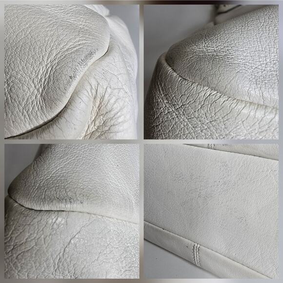 Coach Campbell Large Hobo White Leather F24686 - Picture 12 of 15